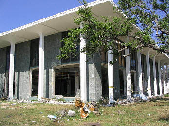 Gulfport Library after Hurricane Katrina (Source: Gulf Coast News)