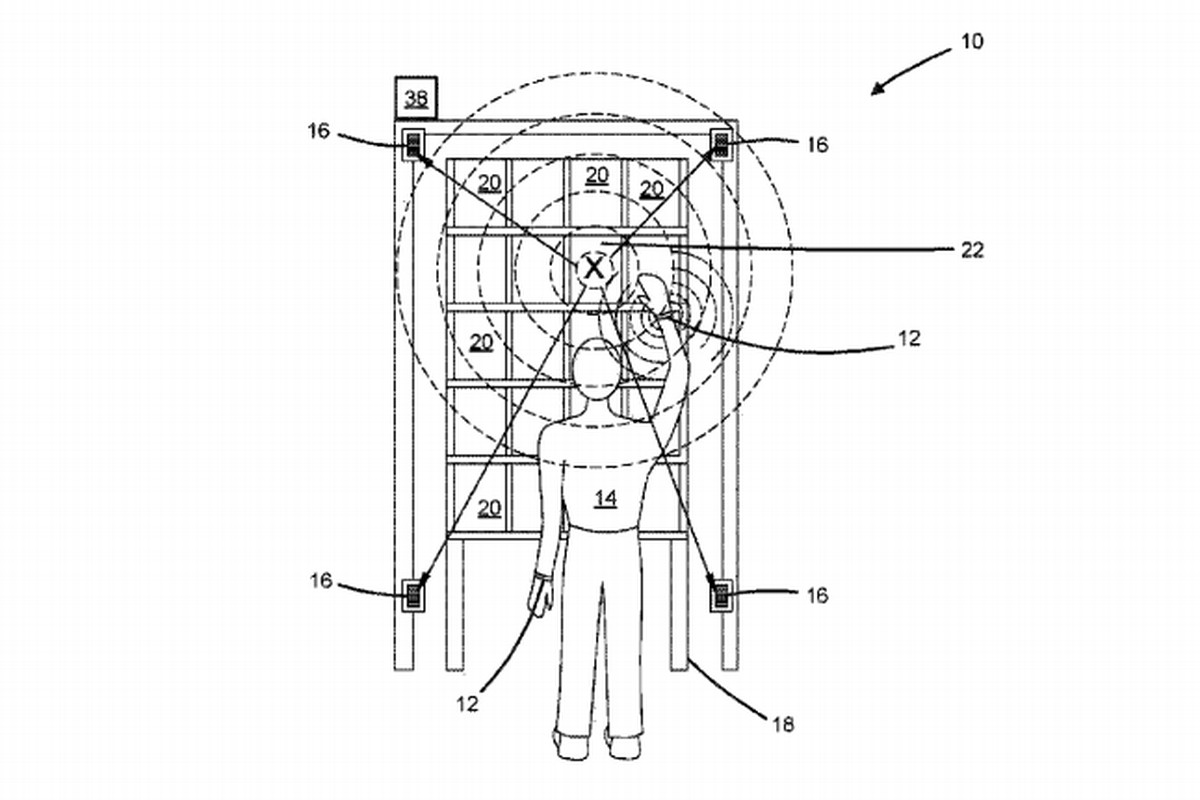 Patent US 9,881,276B2, Amazon Technologies “Ultrasonic Bracelet & Receiver for Detecting Position in 2D Plane."