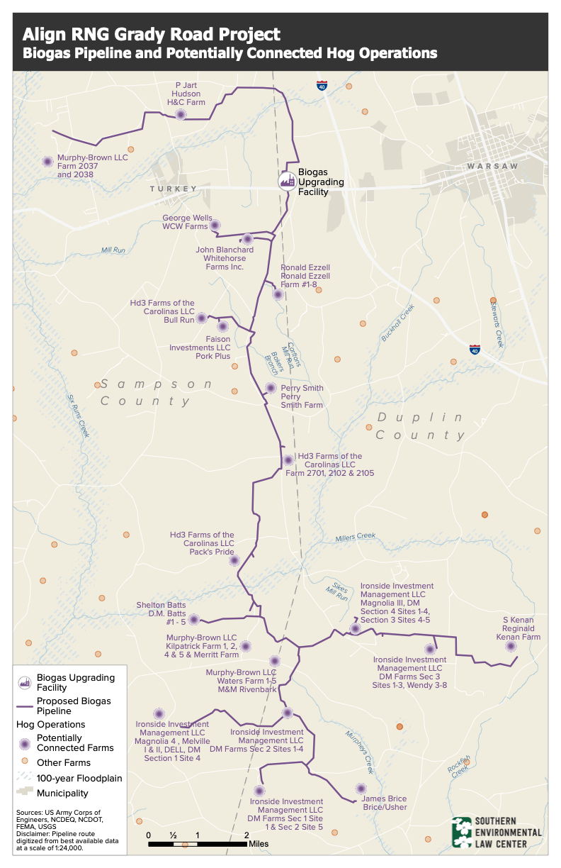 Map by The Southern Environmental Law Center